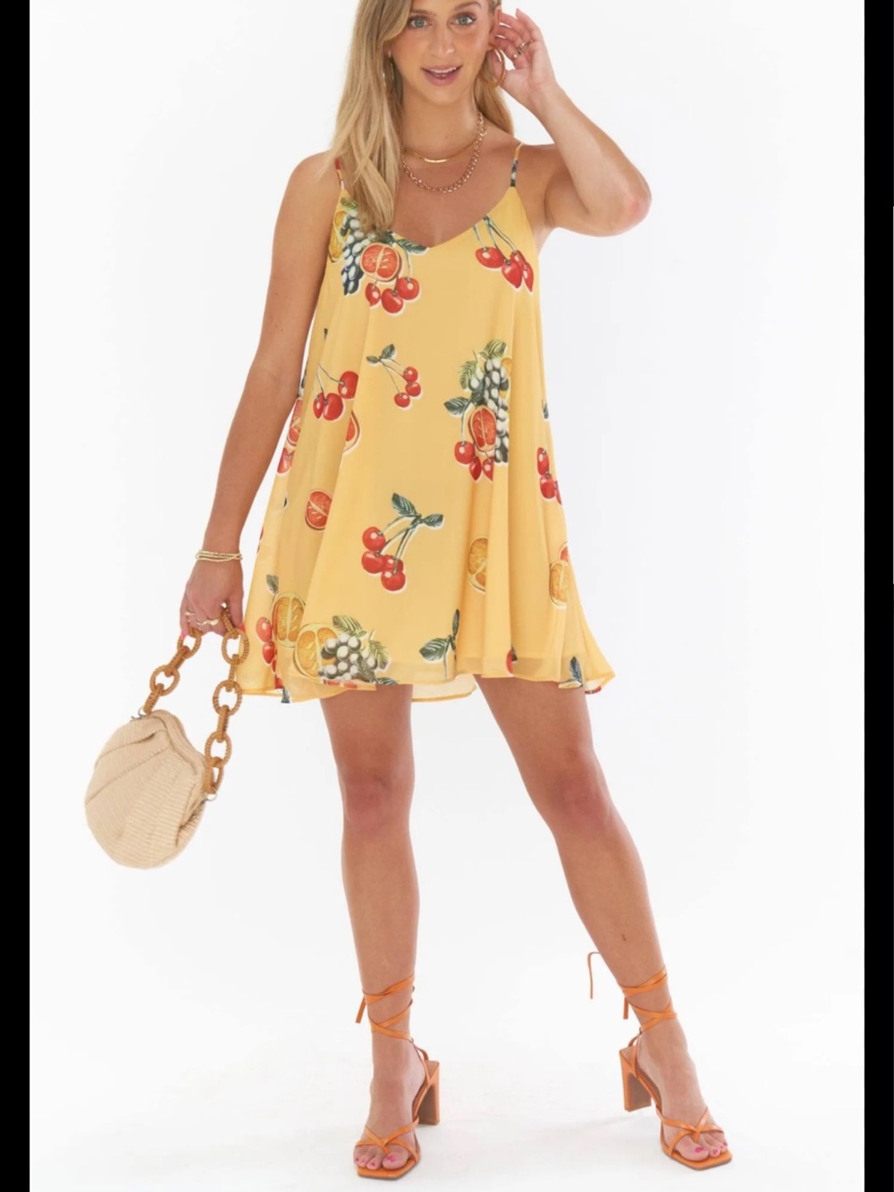 Show Me Your Mumu Circus Dress in Fruit Print